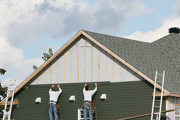 Professional Siding Contractor technician working in Maple Grove, MN